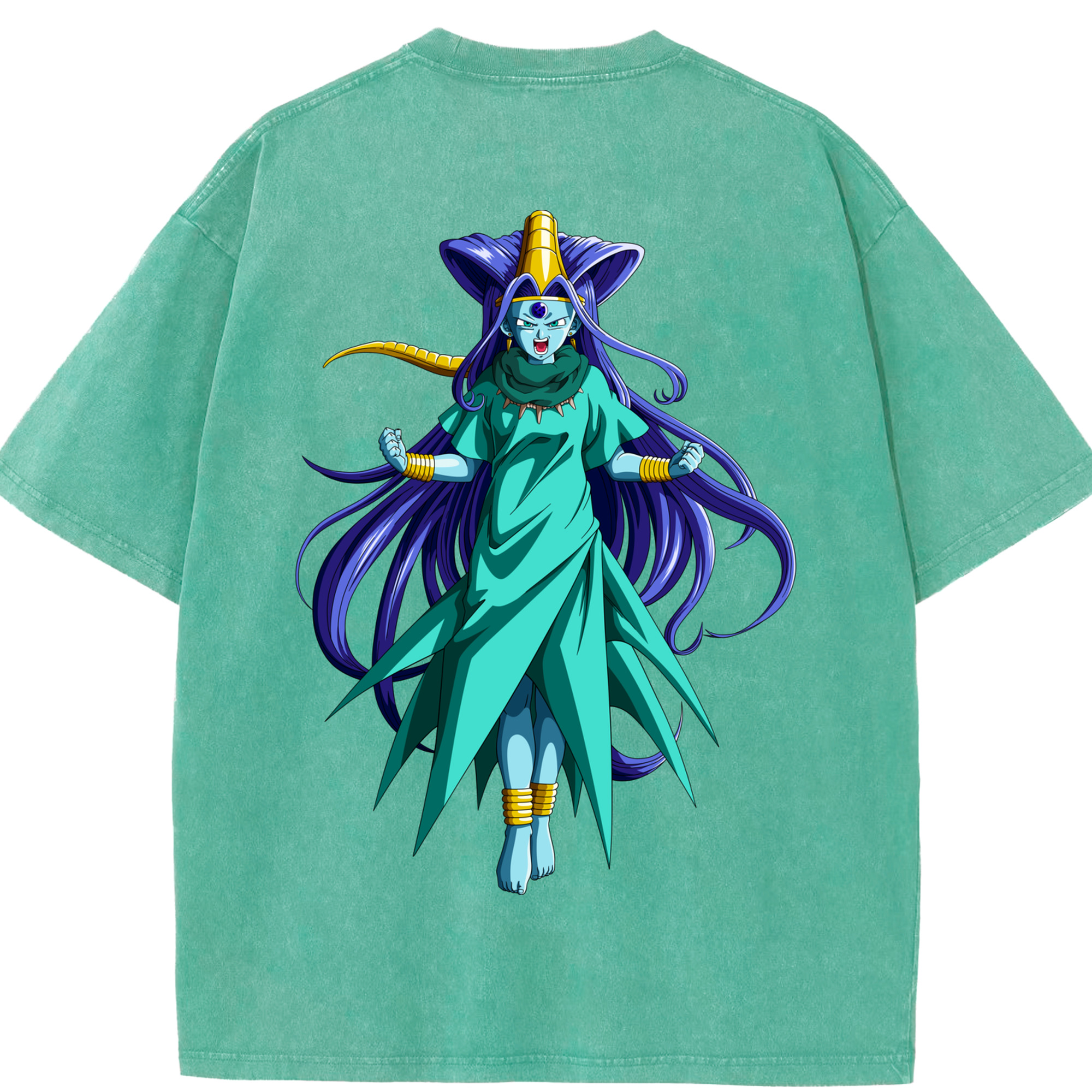 （画像用） ドラゴンボール DRAGON BALL 綿100% ヴィンテージ風 半袖Tシャツ（背面プリント）